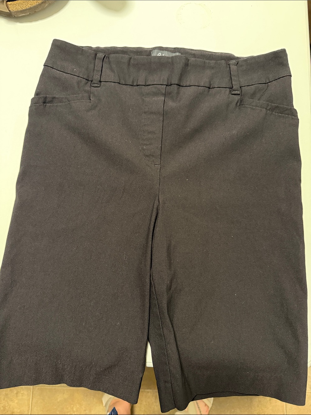 Black iconic Bermuda Shorts